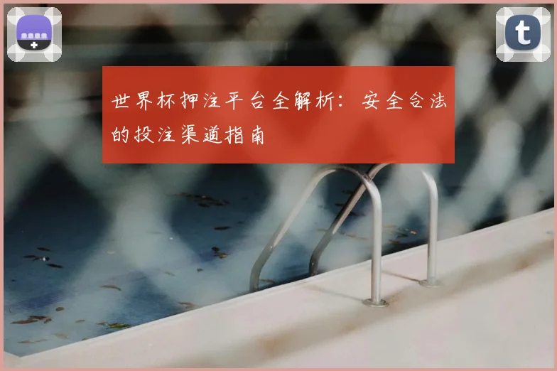 世界杯押注平台全解析：安全合法的投注渠道指南